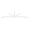 Ekena Millwork Vanguard Architectural Grade PVC Gable Bracket, 108"W x 27"H x 2"D x 4"F, 6/12 Pitch GBP108X27X0204VAN00 - alternate 3
